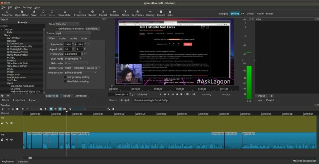 Software Libre/Open Source para arte y multimedia - Shotcut