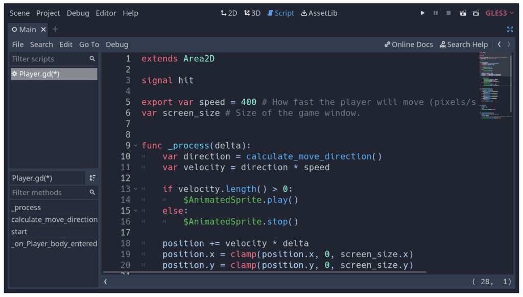 Razones para utilizar Godot Engine - GD Scripts