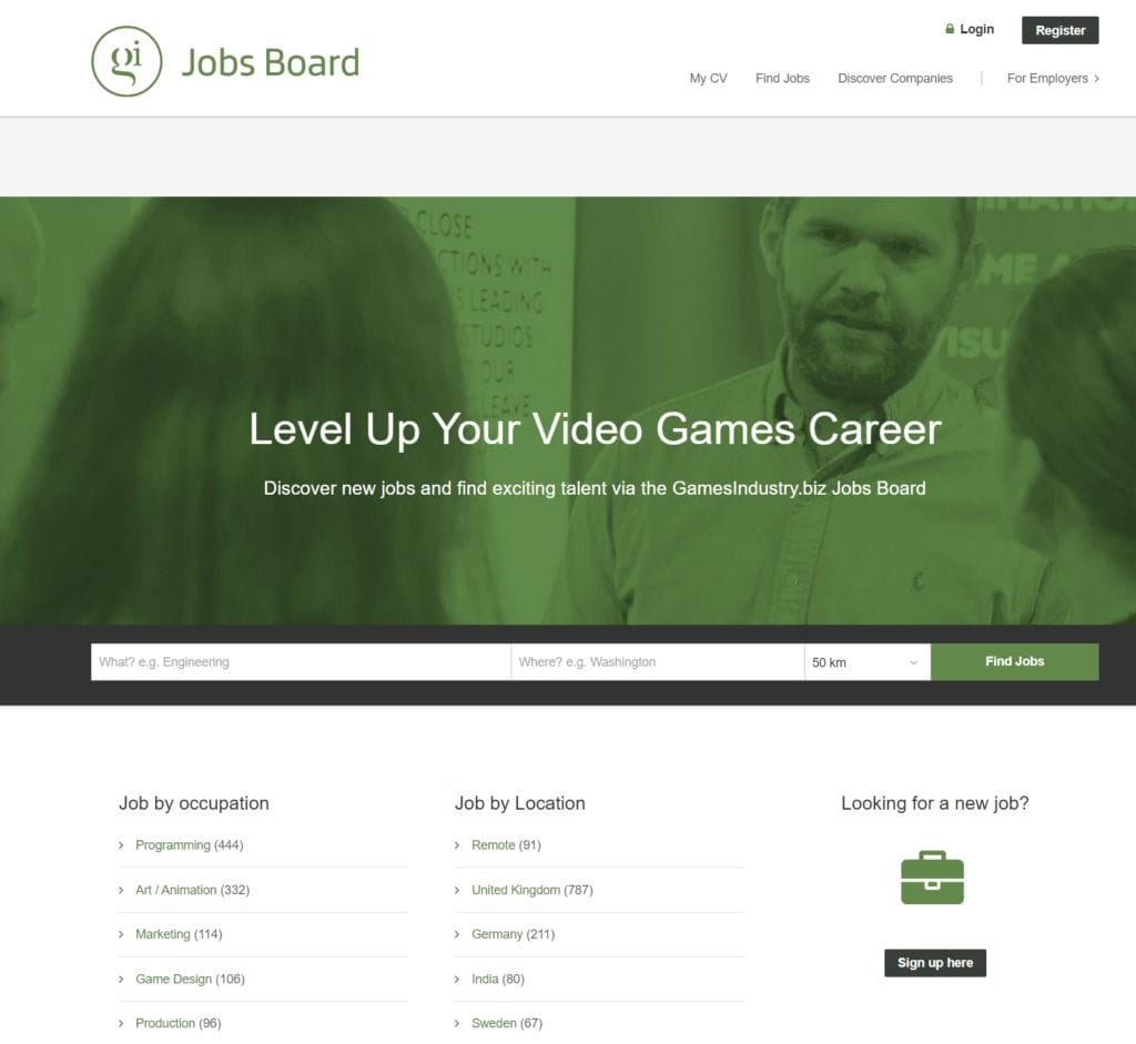Consejos prácticos para encontrar un trabajo en la industria del videojuego - Job Boards