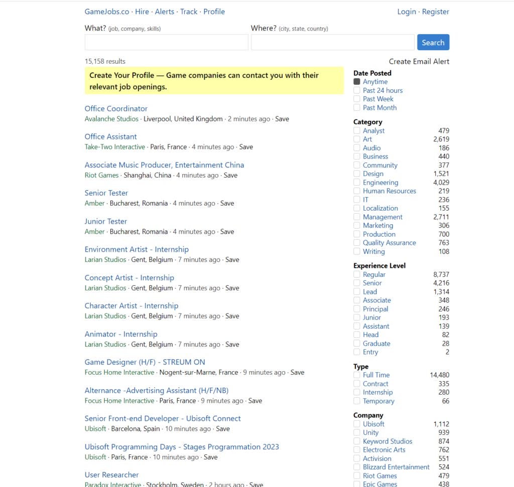 Consejos prácticos para encontrar un trabajo en la industria del videojuego -GameJobsCo