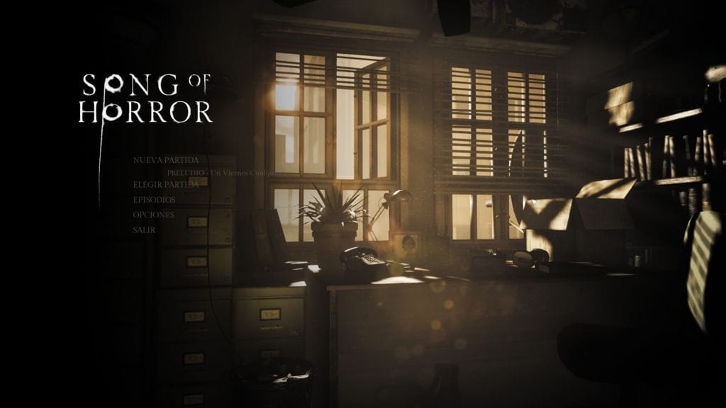 Recopilación de videojuegos españoles - Song of Horror. 