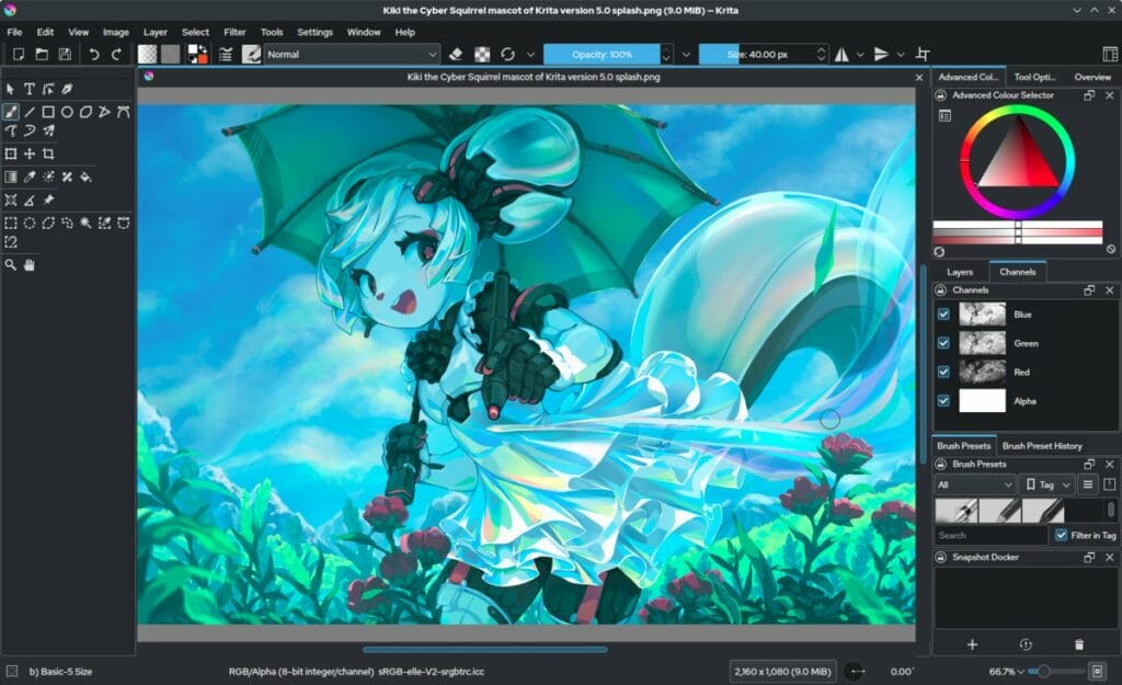Software Libre/Open Source para arte y multimedia - Krita