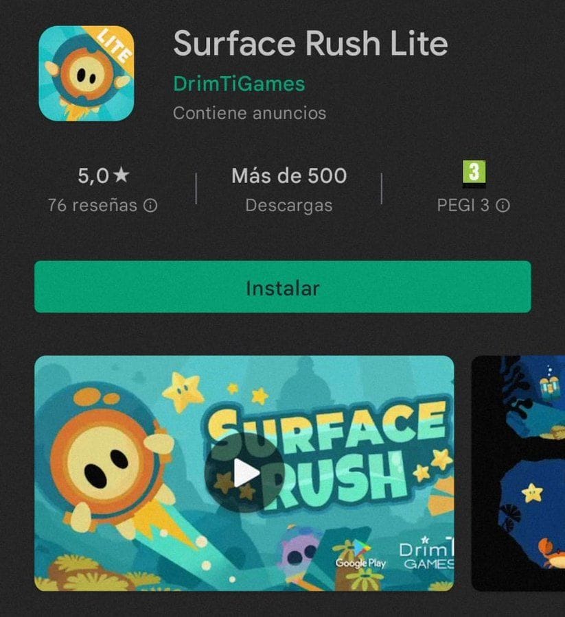 Postmortem de Surface Rush