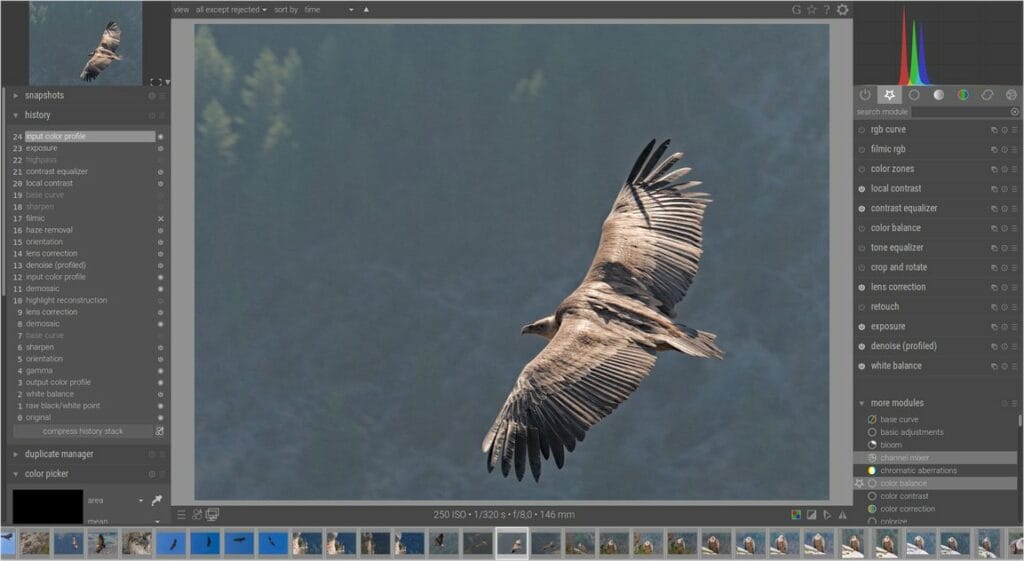 Software Libre/Open Source para arte y multimedia - Darktable