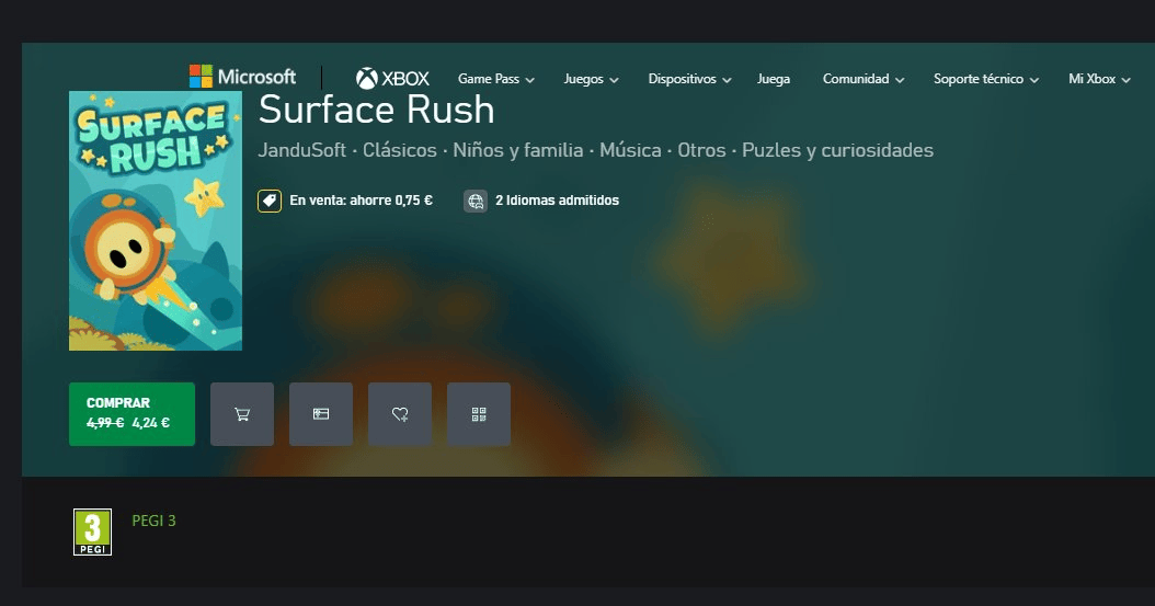 Postmortem de Surface Rush