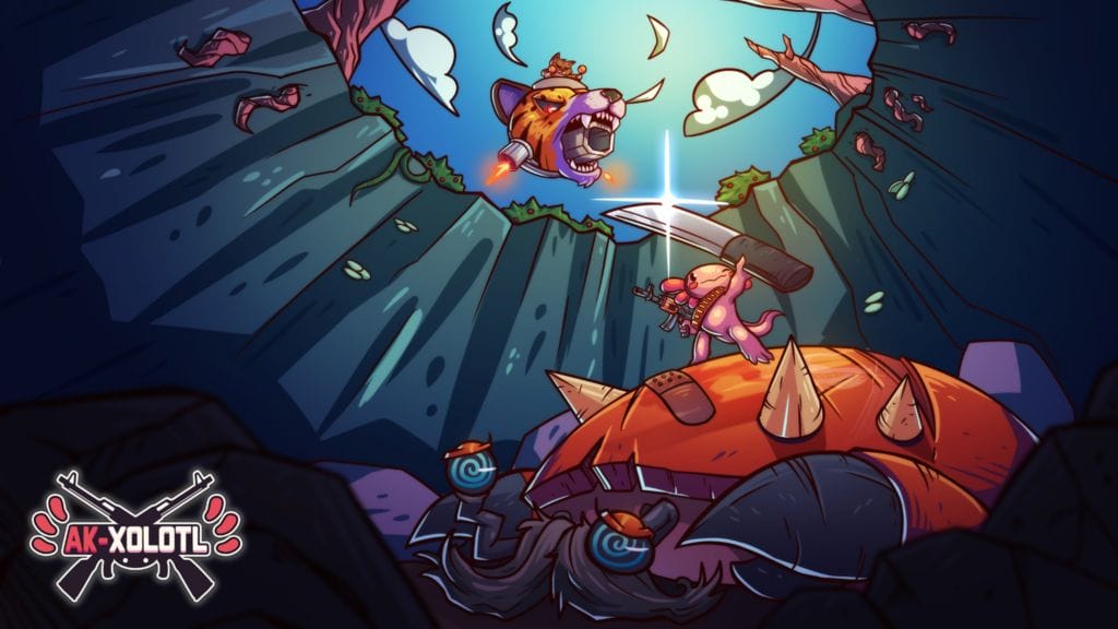 Todos los #SCREENSHOTSATURDAY del 12 de Noviembre de 2022 - Axolotl with an AK | Coming to Steam & consoles in 2023 Developed by @2AwesomeStudio