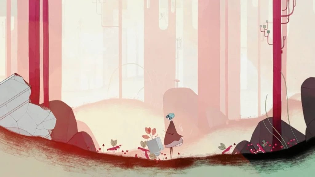 Análisis del diseño de Gris - Captura del videojuego