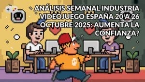 Análisis Semanal Industria videojuego España 20 a 26 Octubre 2025: Aumenta la confianza?